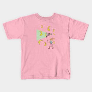 Dinosaur Tractor Beam Kids T-Shirt